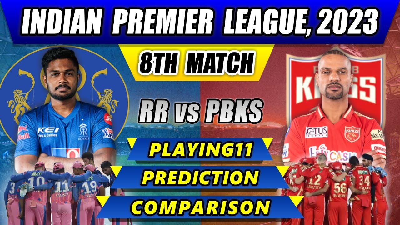 RR vs PBKS 8th Match IPL 2023