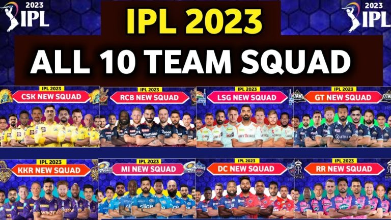 IPL 2023 All Teams Squad