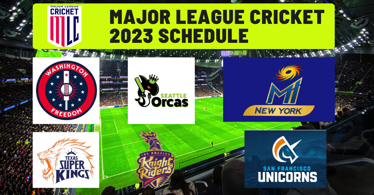 Major League Cricket 2023 Schedule