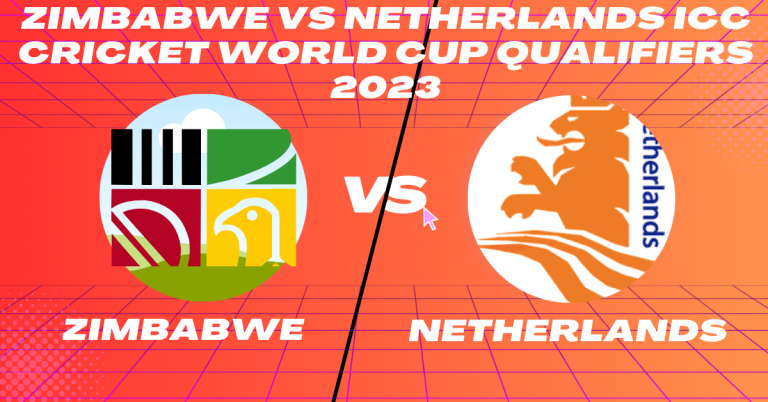 ZIM vs NED 5th Match Group A ICC CWC Qualifier 2023