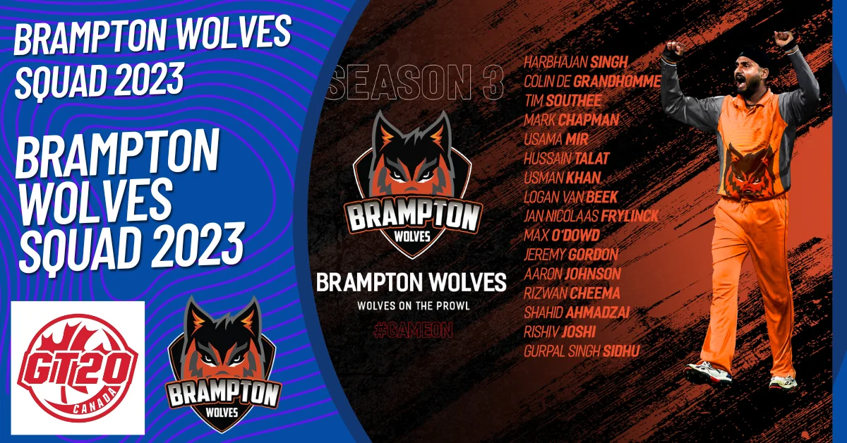 Brampton Wolves Squad 2023