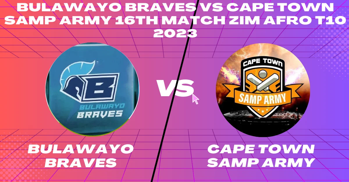 BLBW vs CTSA 16th Match Zim Afro T10 2023