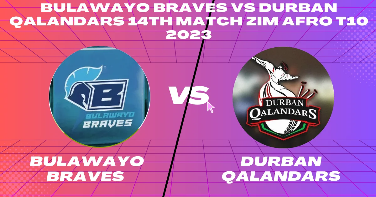BLBW vs DQ 14th Match Zim Afro T10 2023
