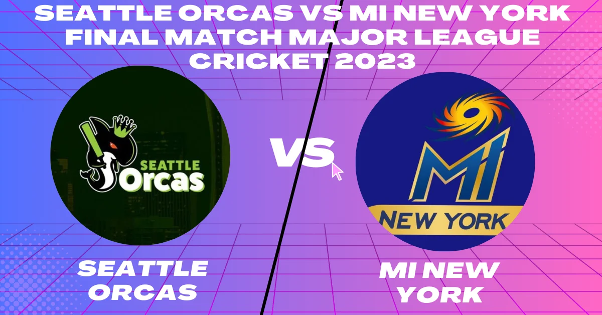 SOR vs MINY Final Match Major League Cricket 2023