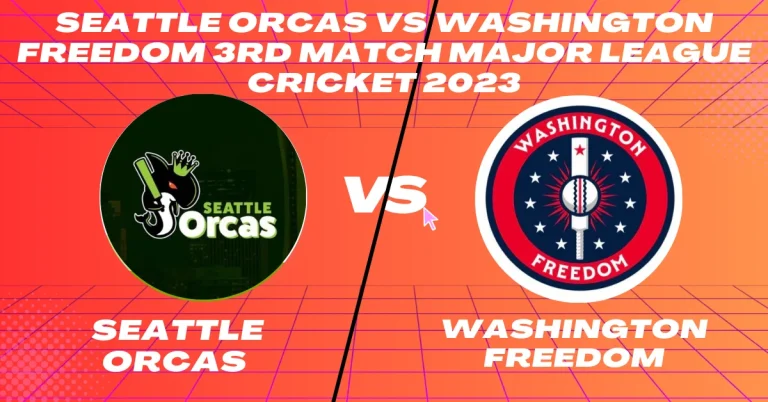 SOR vs WAF 3rd Match Major League Cricket 2023