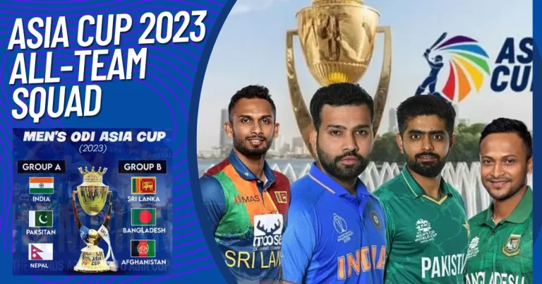 Asia Cup 2023 All Team Squad