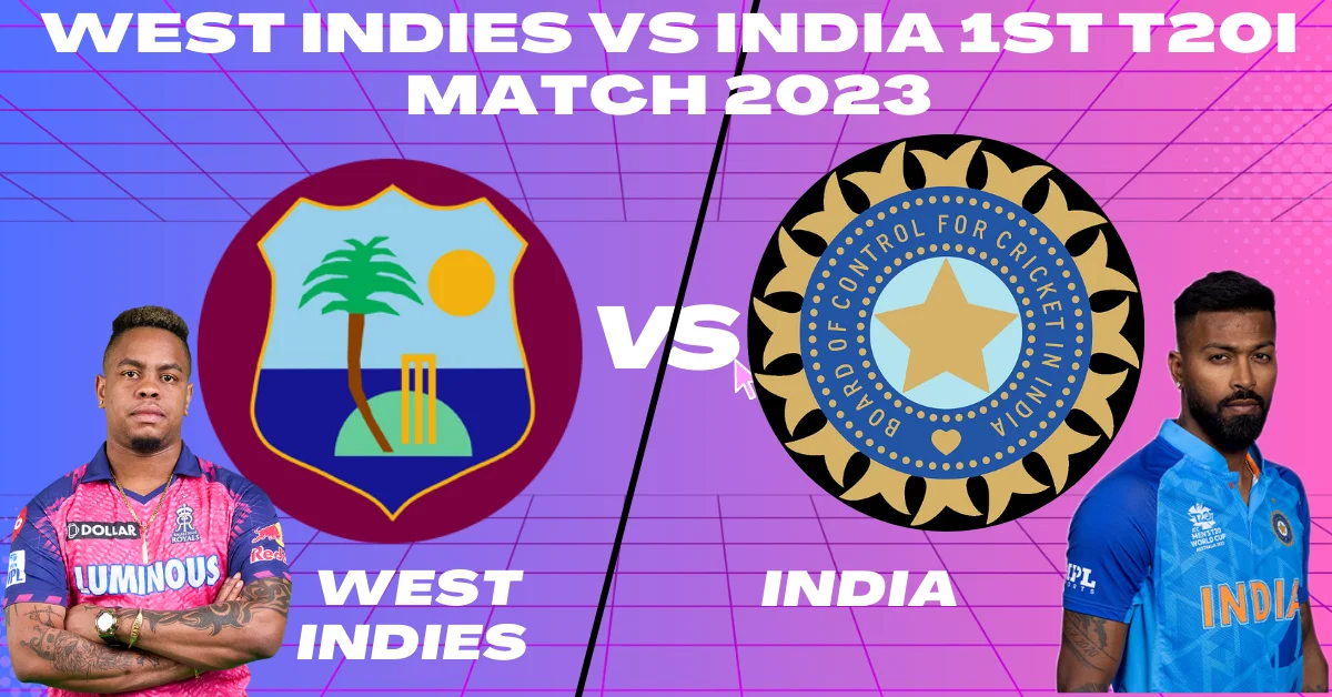 WI vs IND 1st T20 Match 2023
