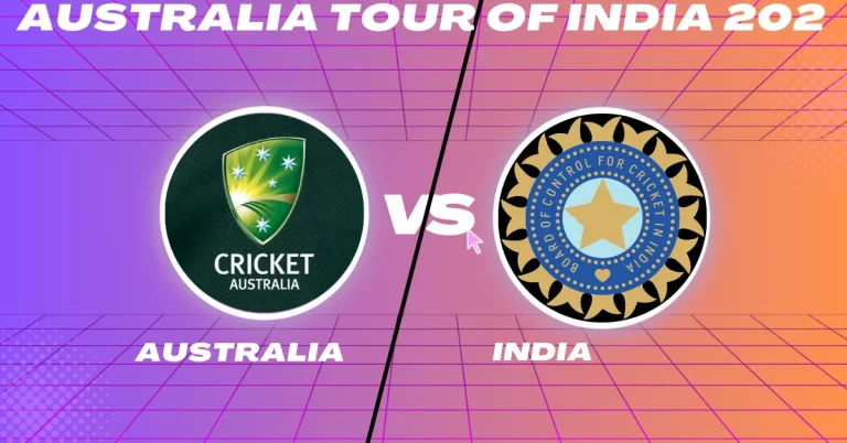 Australia tour of India 2023