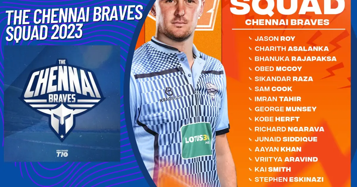 The Chennai Braves Squad 2023
