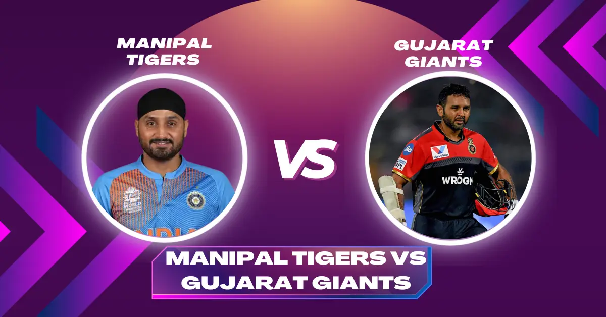 Manipal Tigers vs Gujarat Giants 2nd Match Legends League Cricket 2023