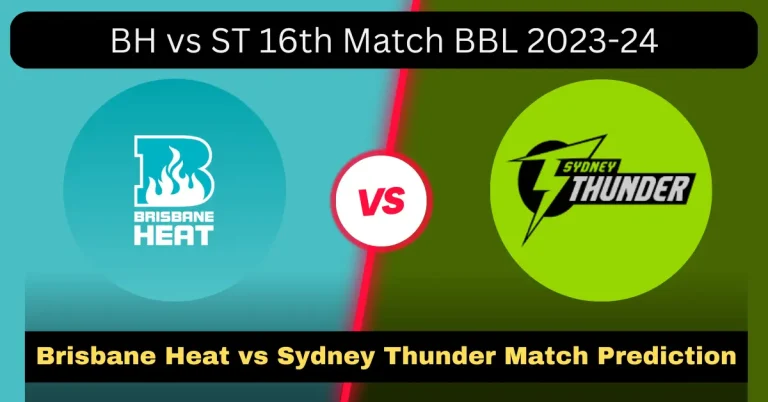 BH vs ST 16th Match BBL 2023-24