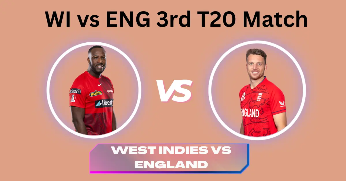 WI vs ENG 3rd T20 Match