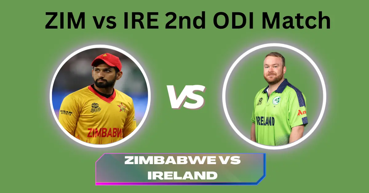 ZIM vs IRE 2nd ODI Match