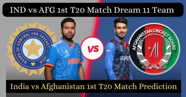 IND vs AFG 1st T20 Match