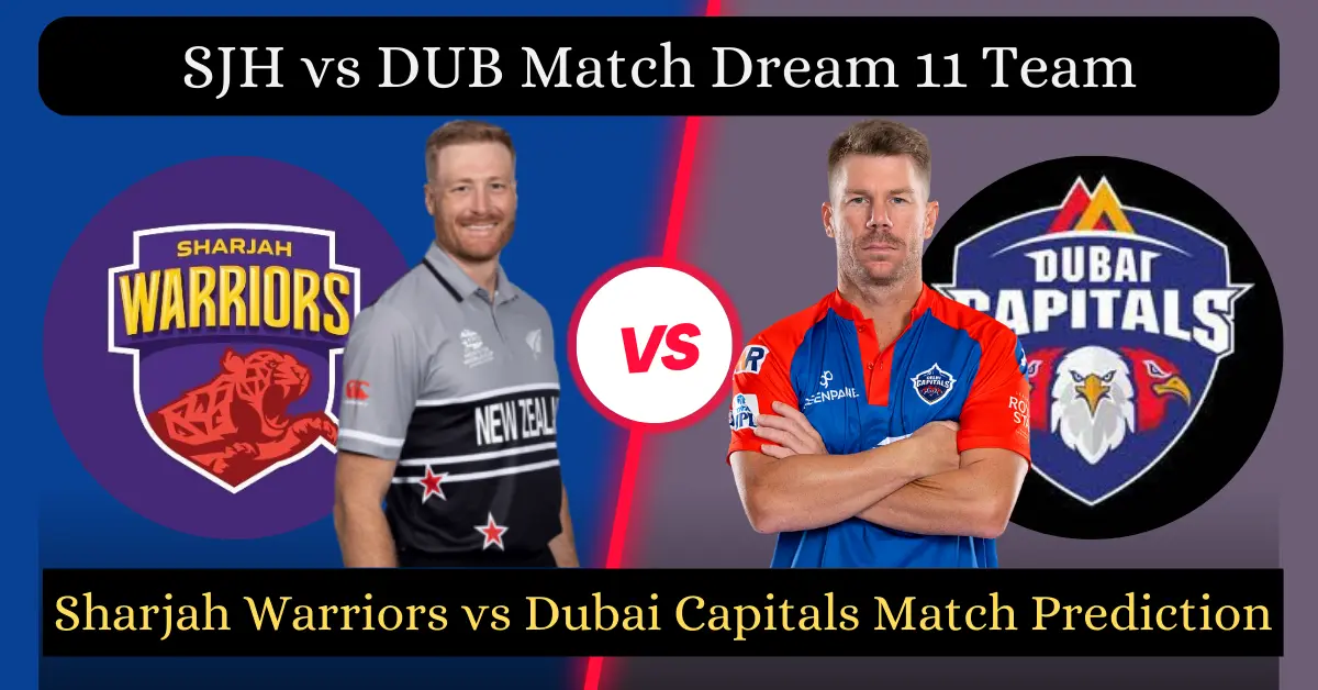 SJH vs DUB Match Dream11 Prediction