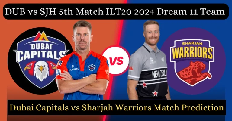DUB vs SJH 5th Match ILT20 2024