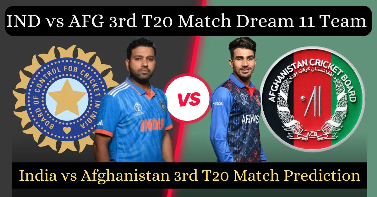 IND vs AFG 3rd T20 Match Afghanistan tour of India 2024