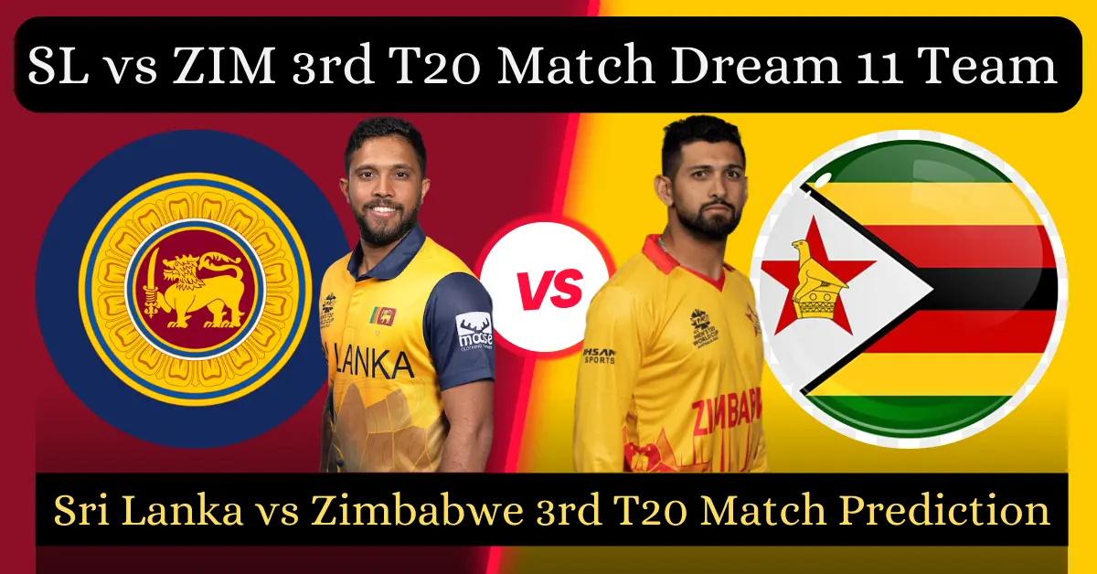 SL vs ZIM 3rd T20 Match Zimbabwe tour of Sri Lanka 2024