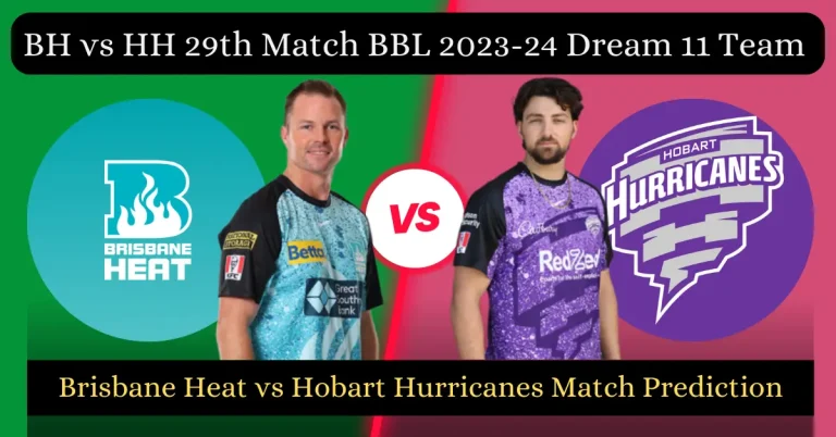 BH vs HH 29th Match BBL 2023-24