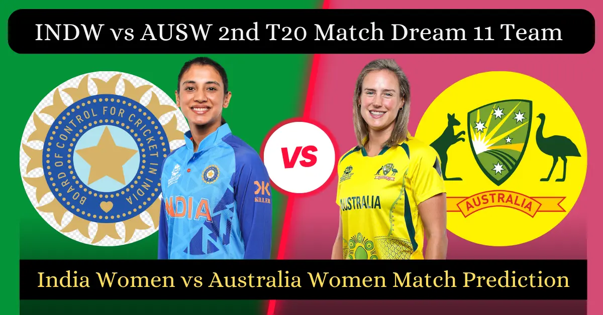 INDW vs AUSW 2nd T20 Match