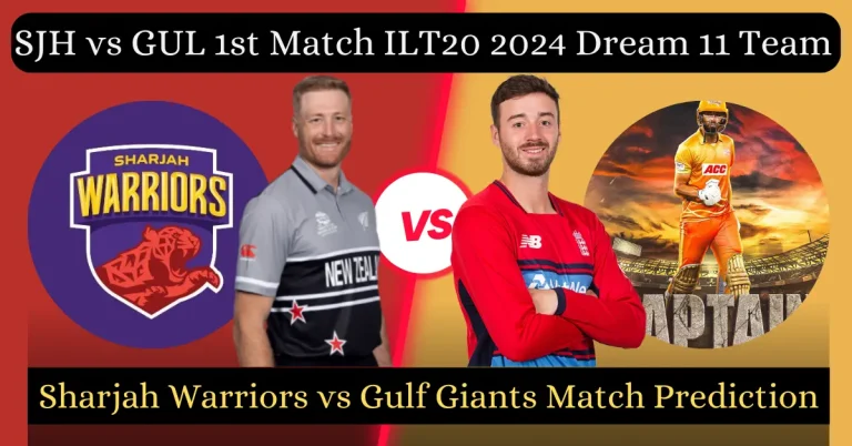 SJH vs GUL 1st Match ILT20 2024