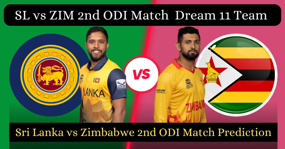 SL vs ZIM 2nd ODI Match
