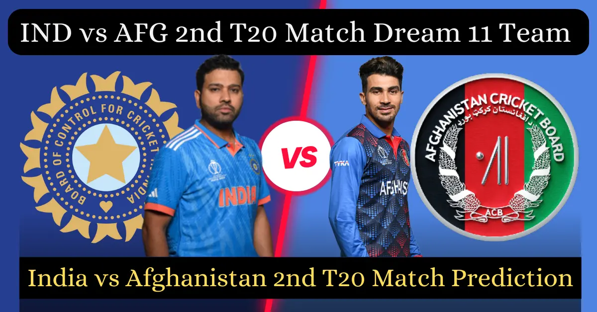 IND vs AFG 2nd T20 Match Afghanistan tour of India 2024