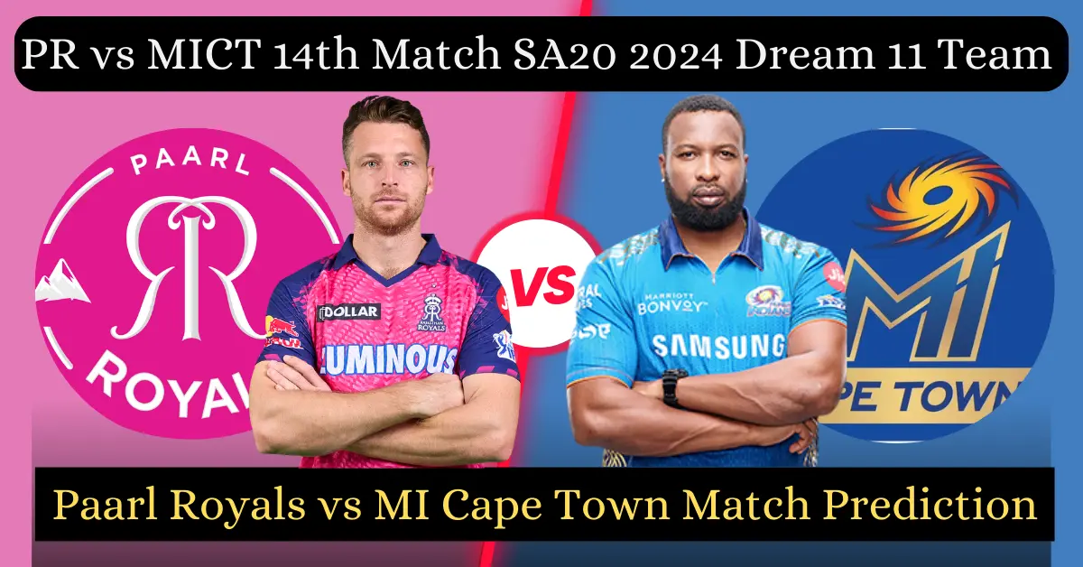 PR vs MICT 14th Match SA20 2024