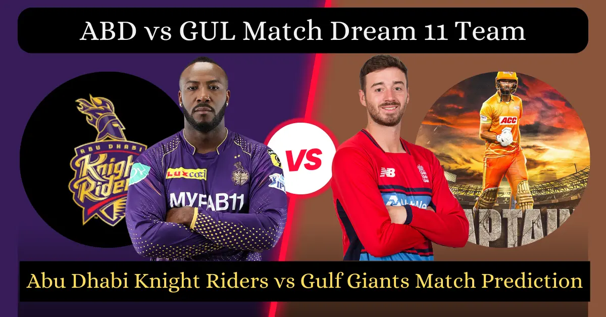 ABD vs GUL Match Dream11 Prediction