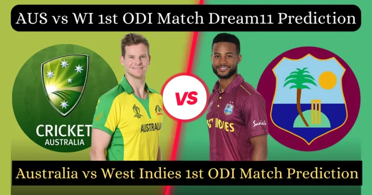 AUS vs WI 1st ODI Match Dream11 Prediction