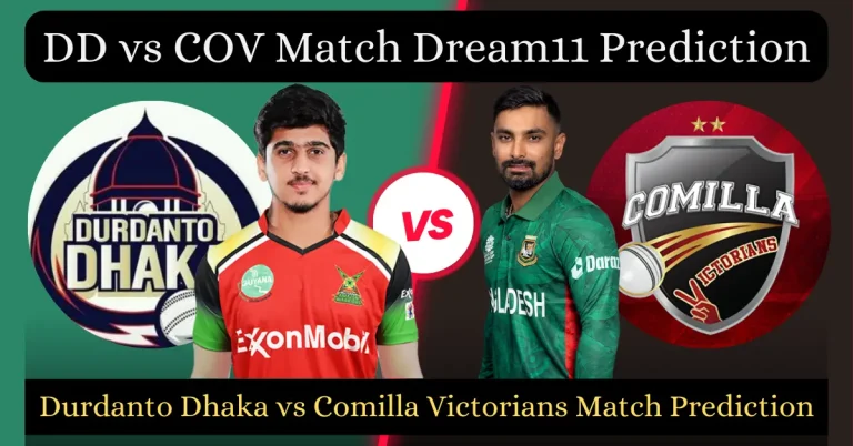 DD vs COV Match Dream11 Prediction