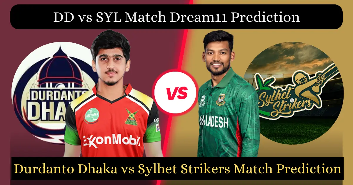 DD vs SYL Match Dream11 Prediction