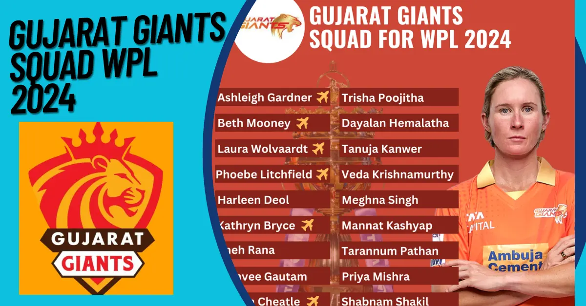 Gujarat Giants Squad wpl 2024