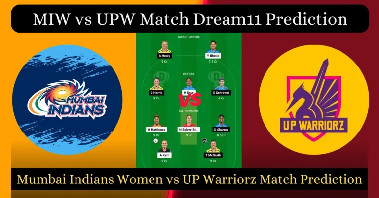 MIW vs UPW Match Dream11 Prediction