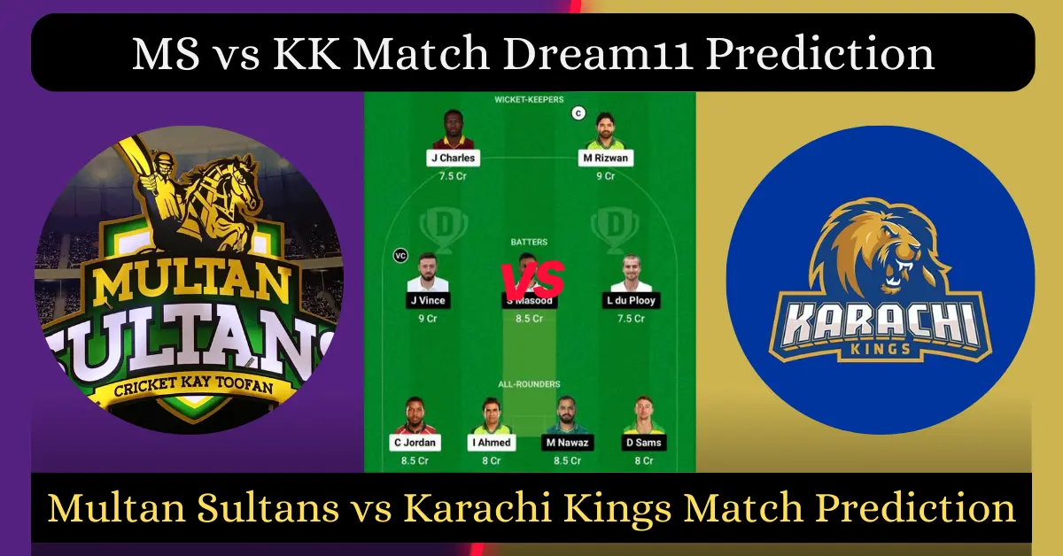 MS vs KK Match Dream11 Prediction