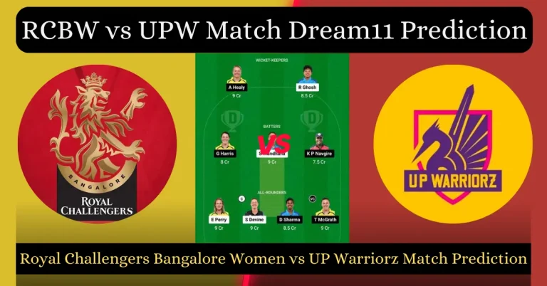 RCBW vs UPW Match Dream11 Prediction