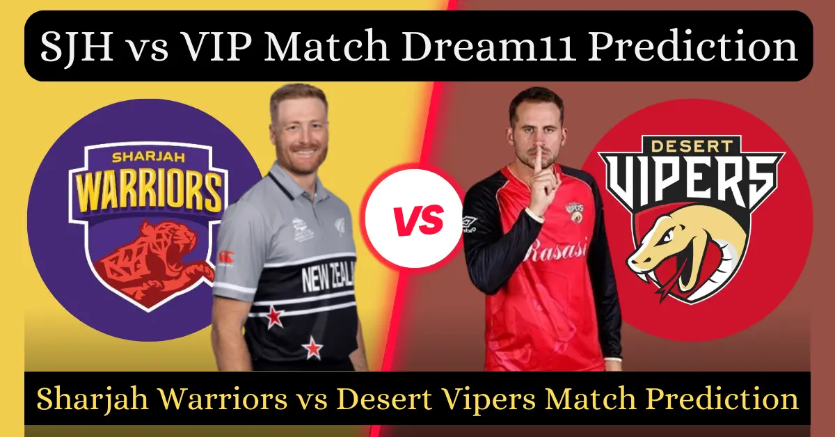 SJH vs VIP Match Dream11 Prediction