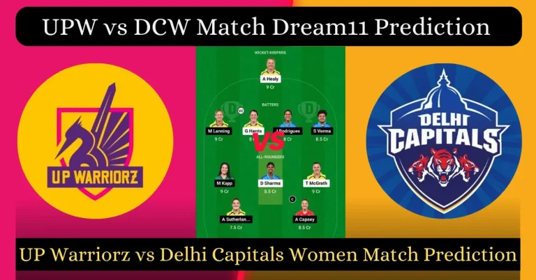 UPW vs DCW Match Dream11 Prediction