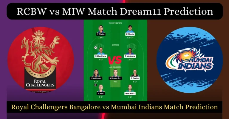 RCBW vs MIW Match Dream11 Prediction