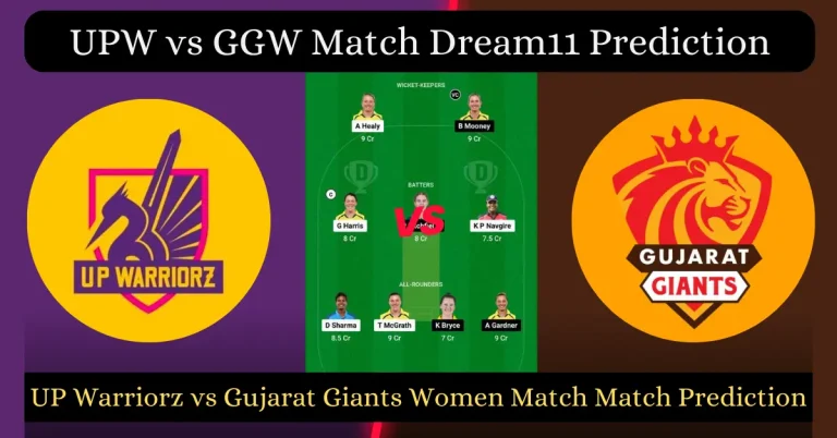 UPW vs GGW Match Dream11 Prediction